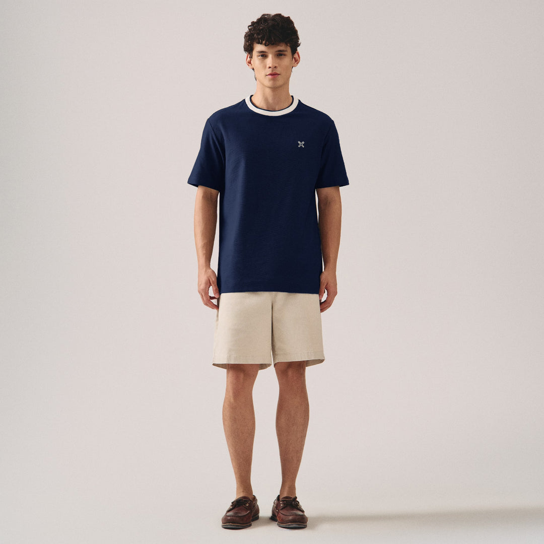 Regular Fit Ringer T-Shirt With Tipping