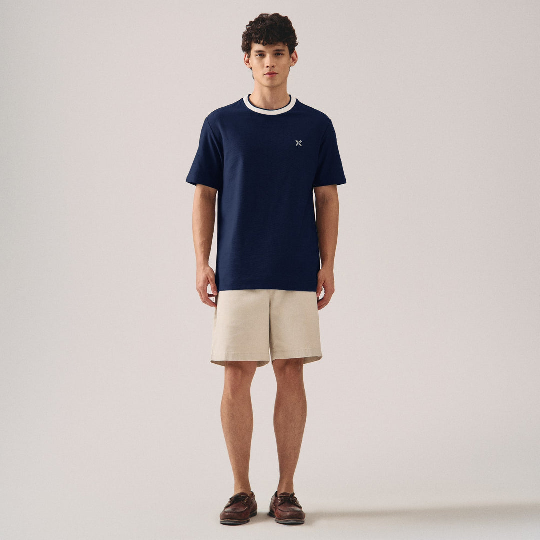 Regular Fit Ringer T-Shirt With Tipping