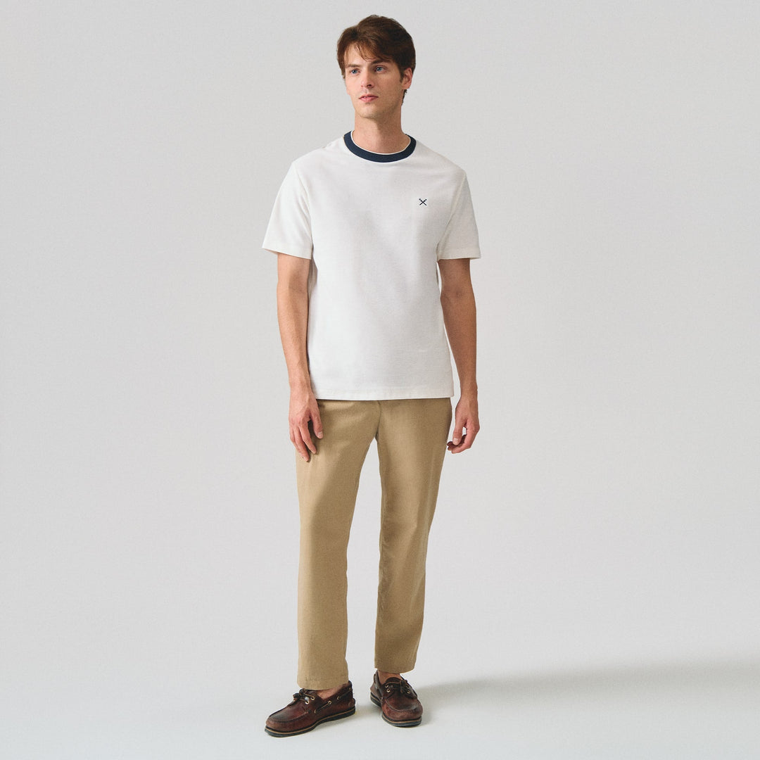 Regular Fit Ringer T-Shirt With Tipping