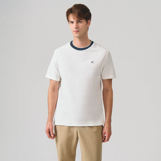 Regular Fit Ringer T-Shirt With Tipping