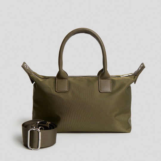 Nylon Mini Tote Bag With Detachable Strap