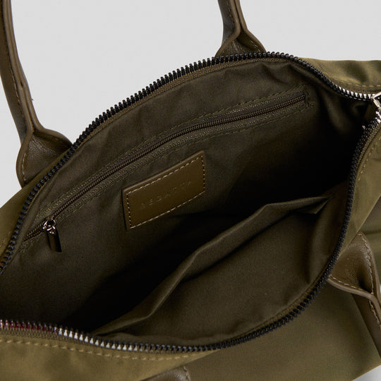 Nylon Mini Tote Bag With Detachable Strap