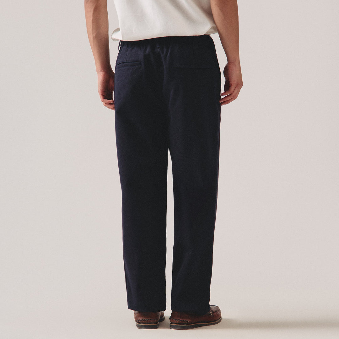 Textured Straight Fit Trousers