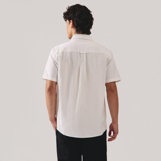 Regular Fit Short Sleeves Oxford Shirt