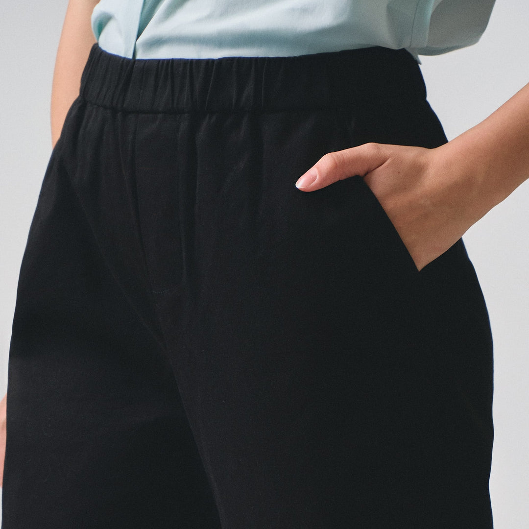 Pull On Slim Fit Trousers