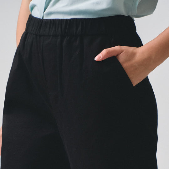 Pull On Slim Fit Trousers