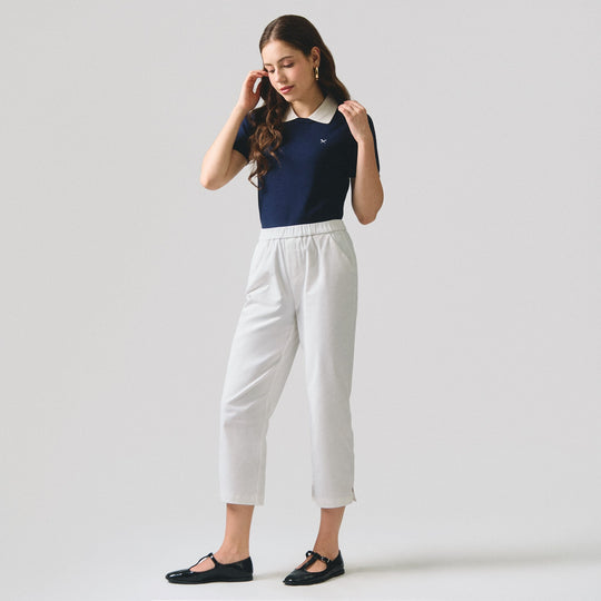 Pull On Slim Fit Trousers