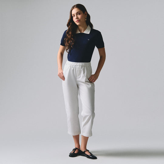 Pull On Slim Fit Trousers