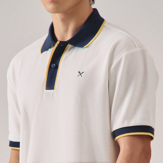 Regular Fit Polo Shirt With Collar & Placket Tipping