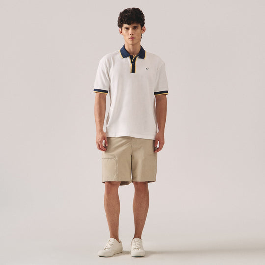 Regular Fit Polo Shirt With Collar & Placket Tipping