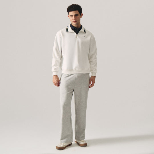 Straight Fit Interlock Sweatpants