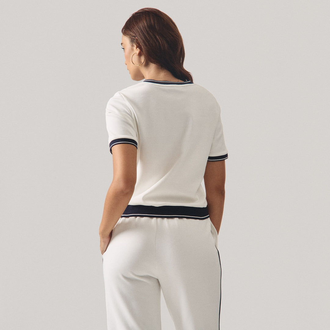 V-Neck With Hemband Top