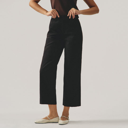 Adjustable Straight Fit Trousers