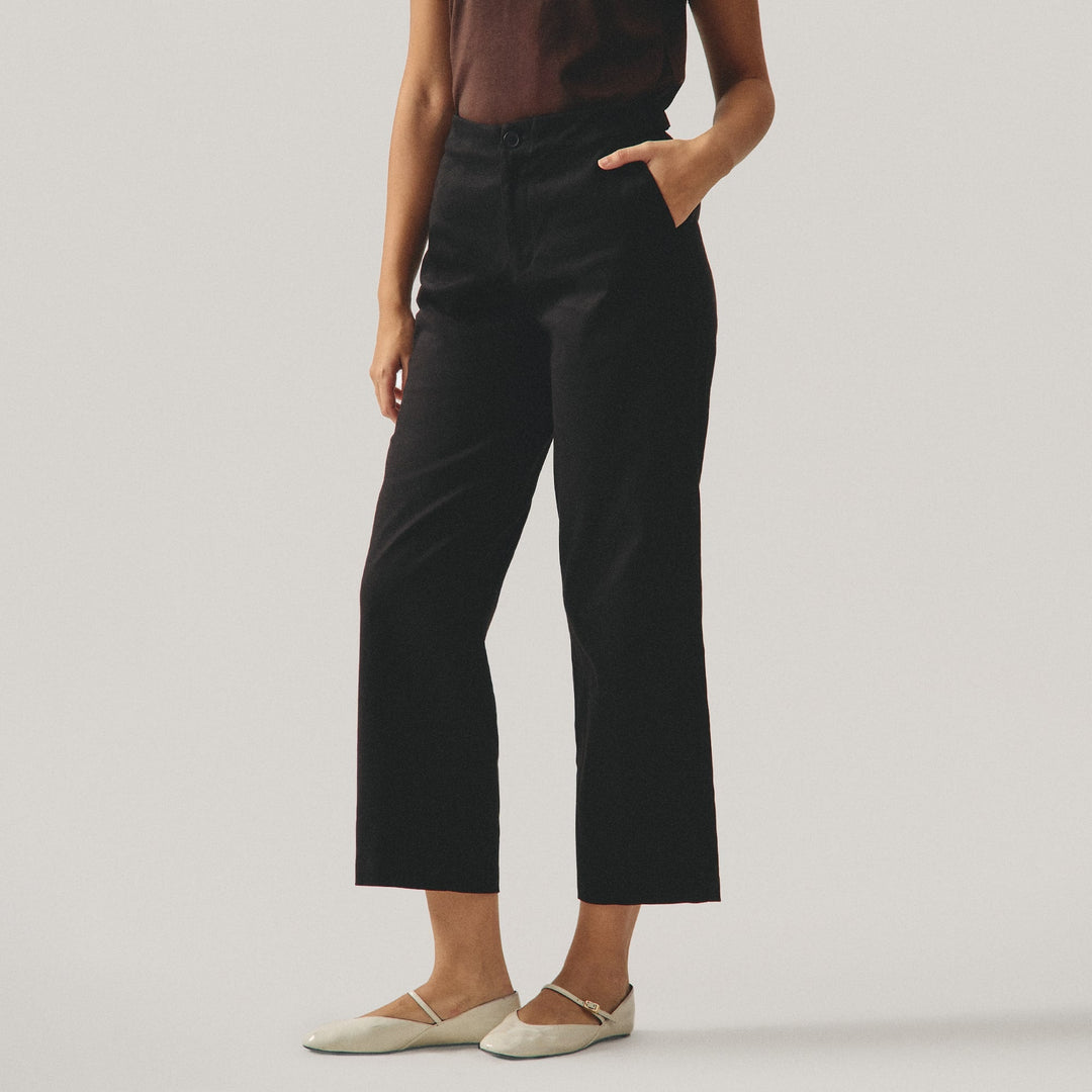 Adjustable Straight Fit Trousers