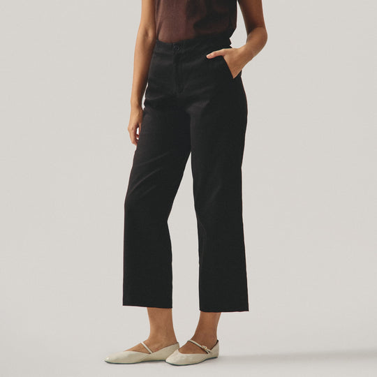 Adjustable Straight Fit Trousers