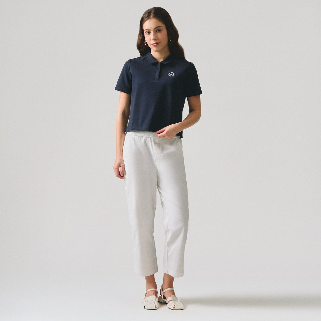 Polo With Hidden Placket
