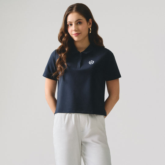 Polo With Hidden Placket