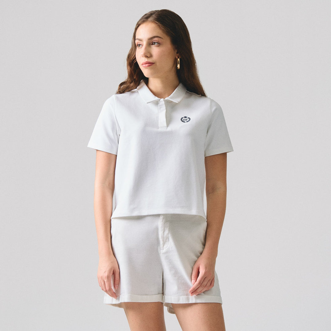 Polo With Hidden Placket