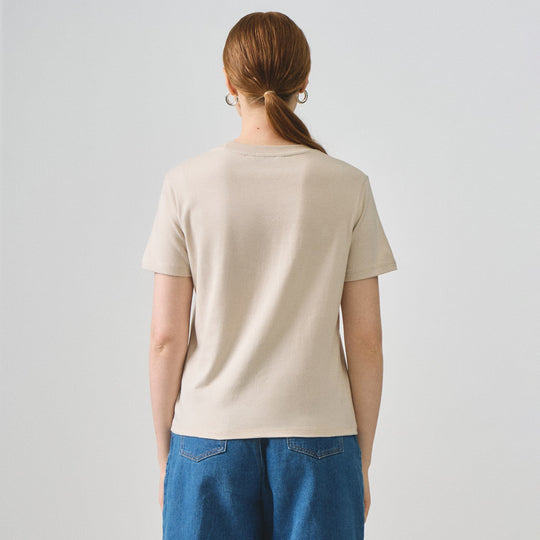 Crest Embroidery Graphic T-Shirt