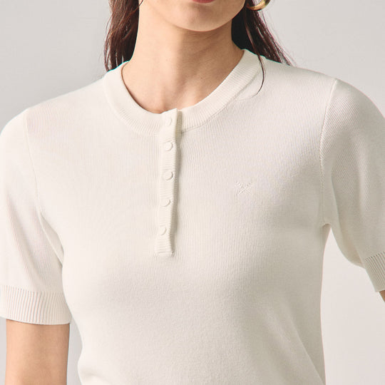 Henley Knit Top