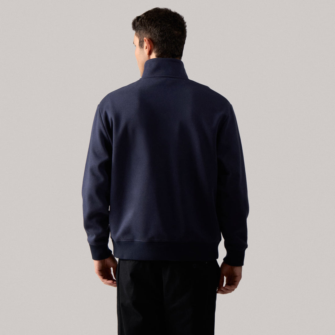 Quarter Zip Pullover With Tipping