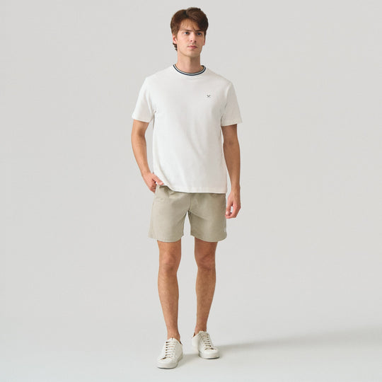 Regular Fit Pique T-Shirt With Tipping