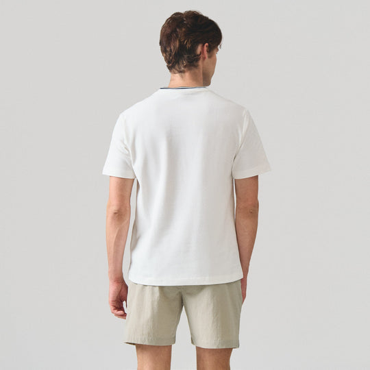 Regular Fit Pique T-Shirt With Tipping