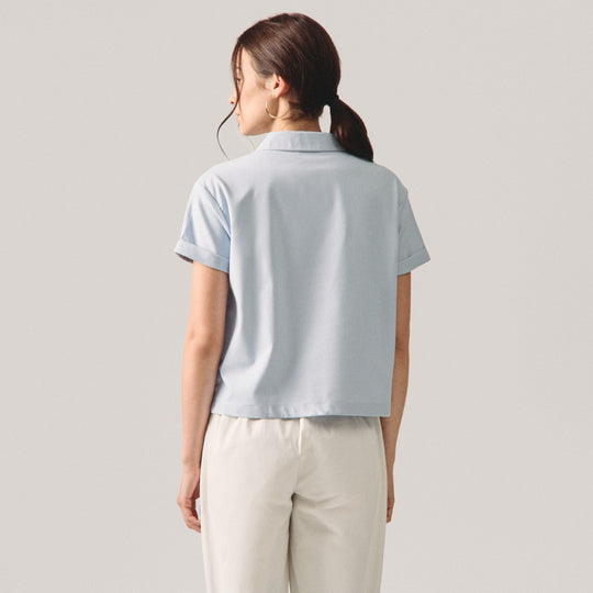 Popover Shirt With Pleat Detail