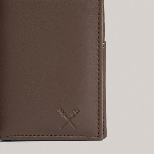 Card Case With Debossed Oar Stamping