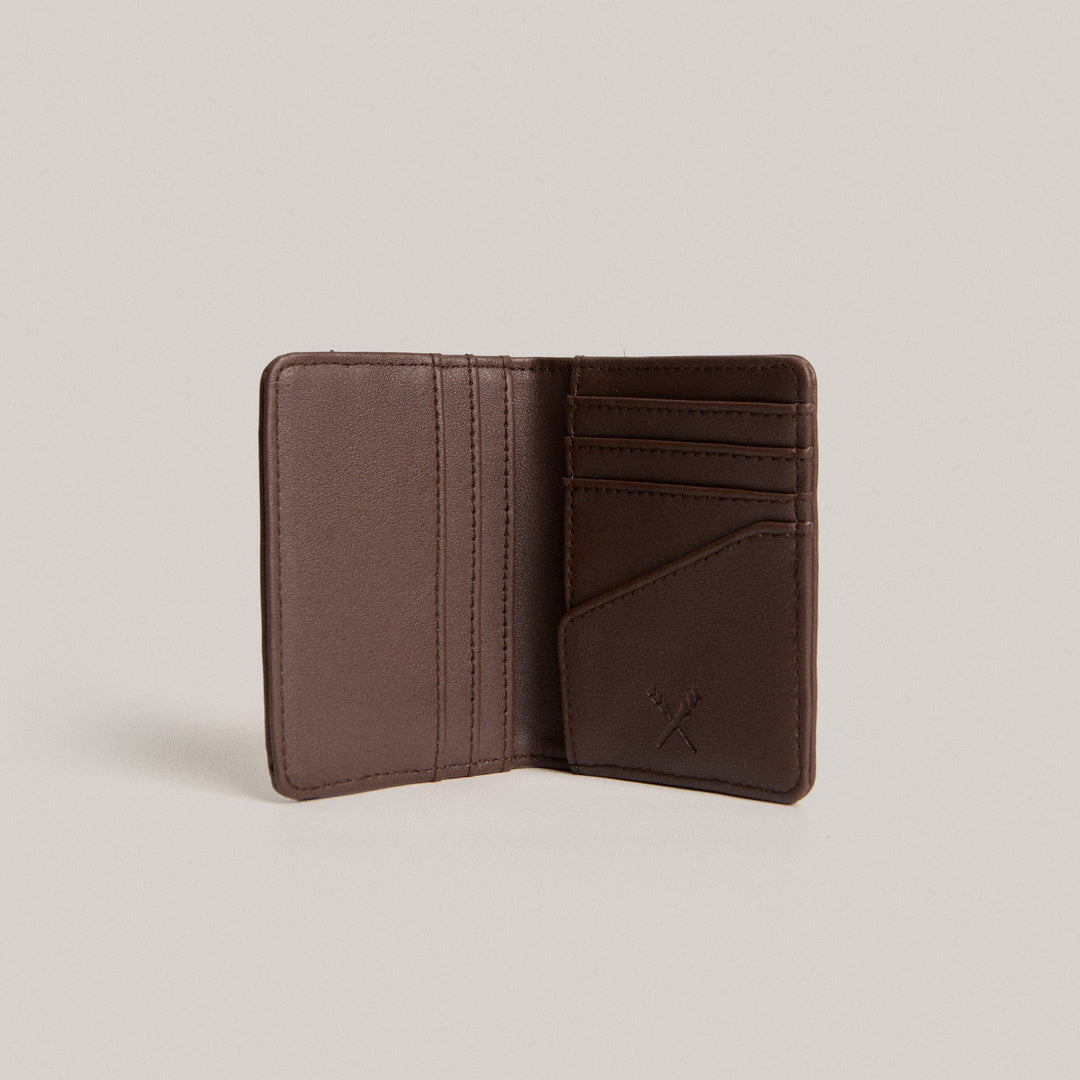 Card Case With Gunmetal Plate Branding