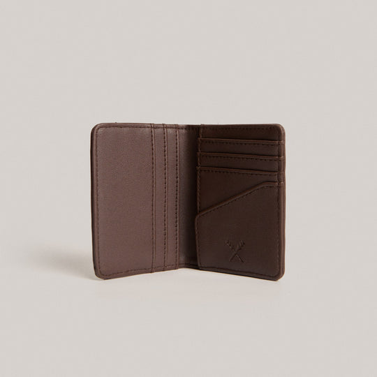 Card Case With Gunmetal Plate Branding