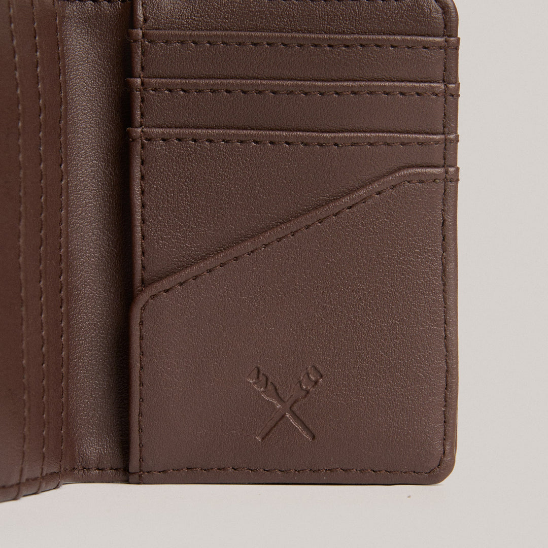 Card Case With Gunmetal Plate Branding