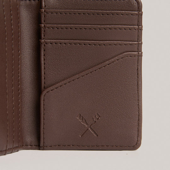 Card Case With Gunmetal Plate Branding