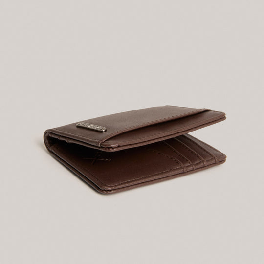 Card Case With Gunmetal Plate Branding