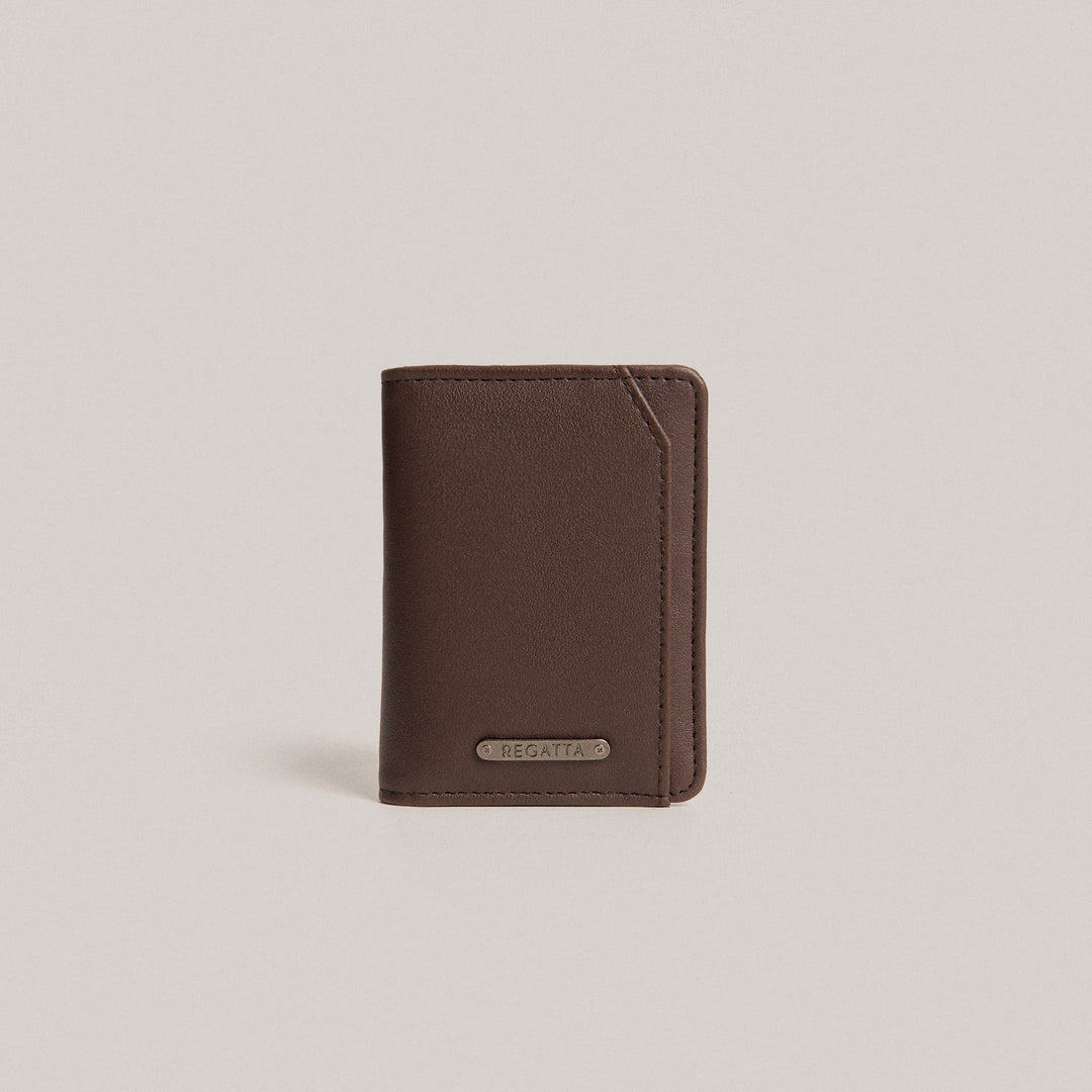 Card Case With Gunmetal Plate Branding