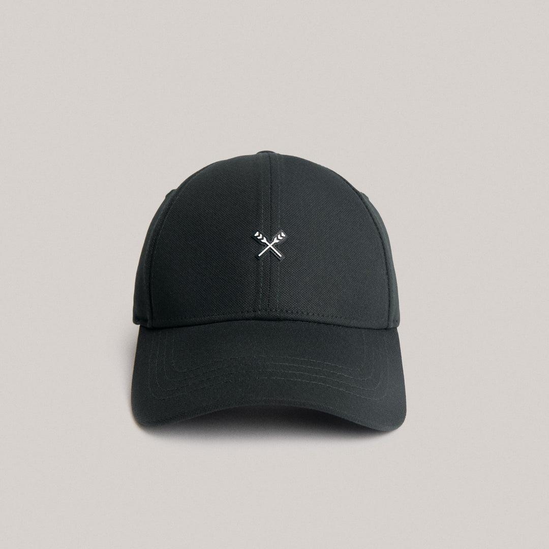 Pique Baseball Cap With Silicone Oar