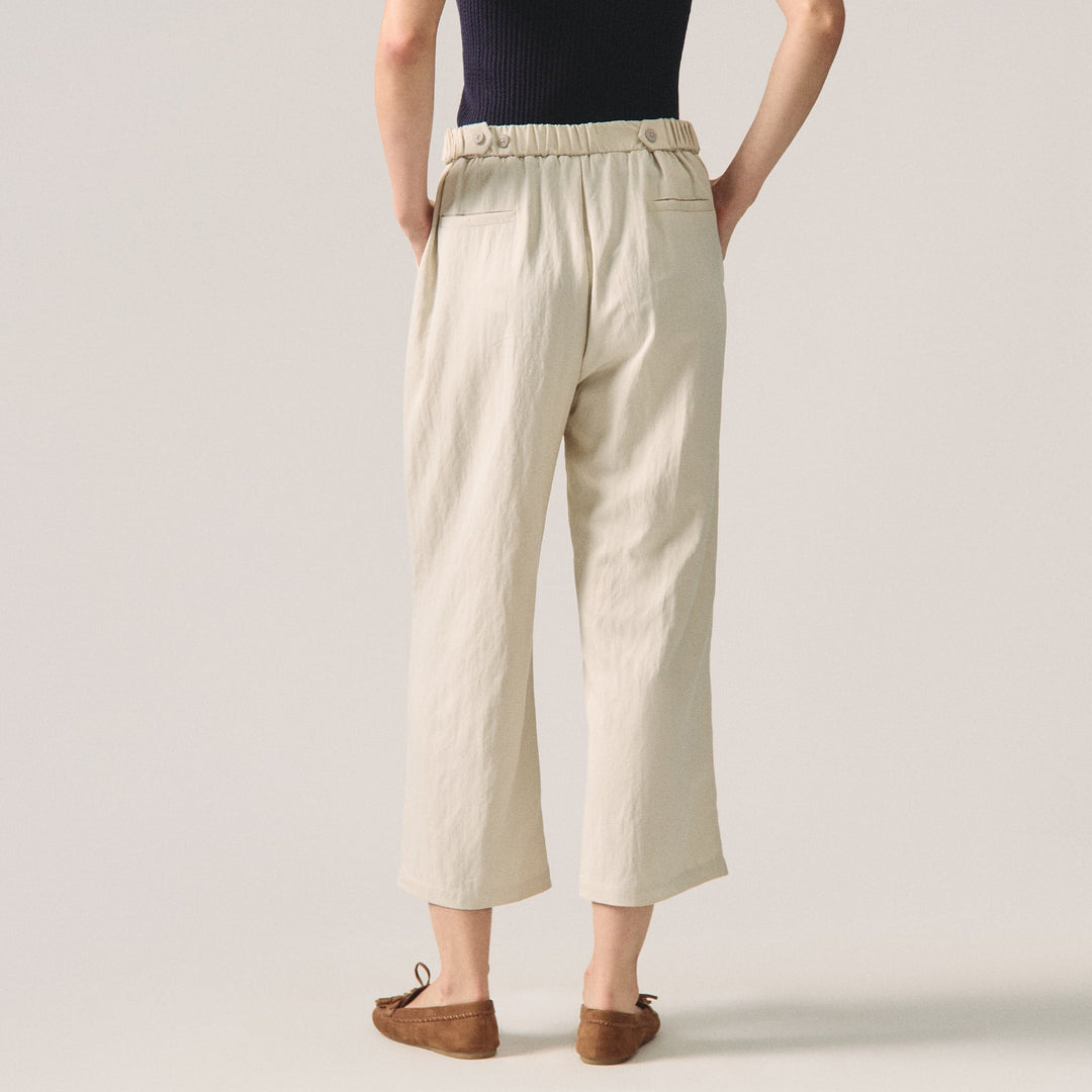 Adjustable Straight Fit Trousers