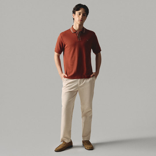Regular Fit Polo Shirt With Contrast Tipping
