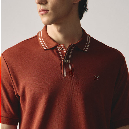 Regular Fit Polo Shirt With Contrast Tipping