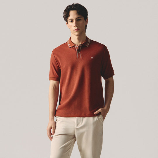 Regular Fit Polo Shirt With Contrast Tipping