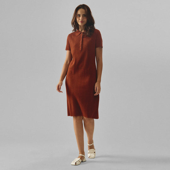 Flat Knit Rib Dress