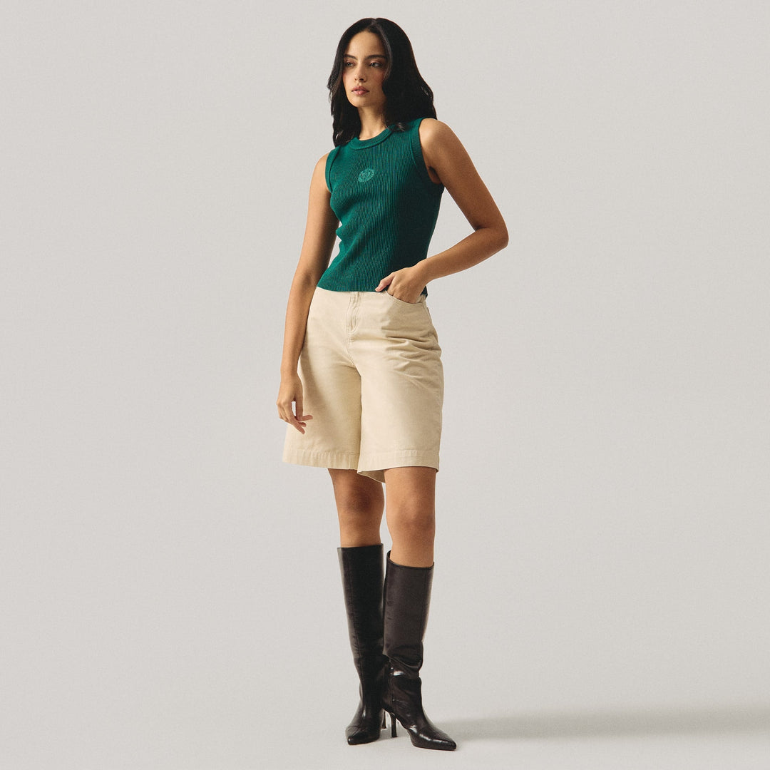 Sleeveless Knit Top