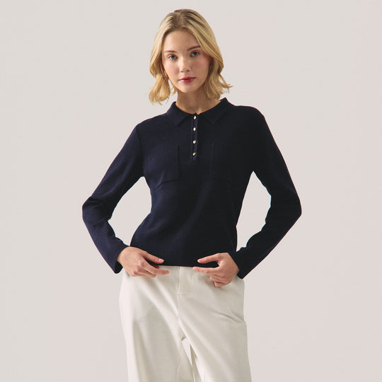 Long Sleeves Polo