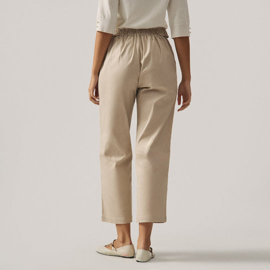 Adjustable Straight Fit Trousers