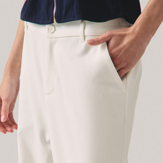 Culottes With Self Fabric Belt