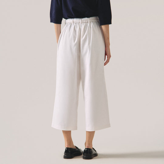 Culottes With Self Fabric Belt