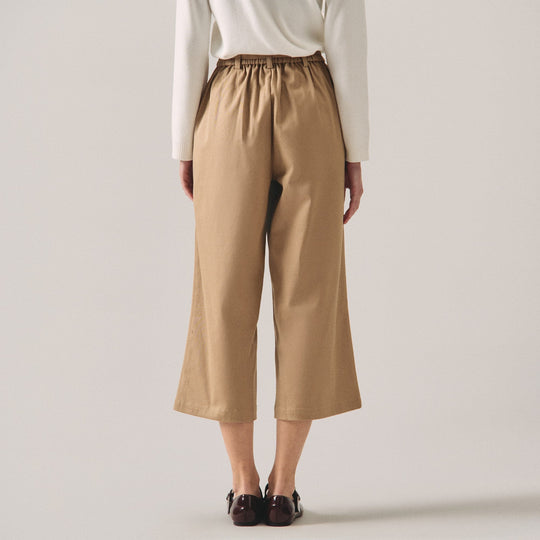 Culottes With Self Fabric Belt