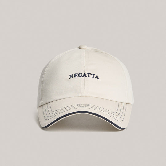 Biker Cap With Contrast Stitching