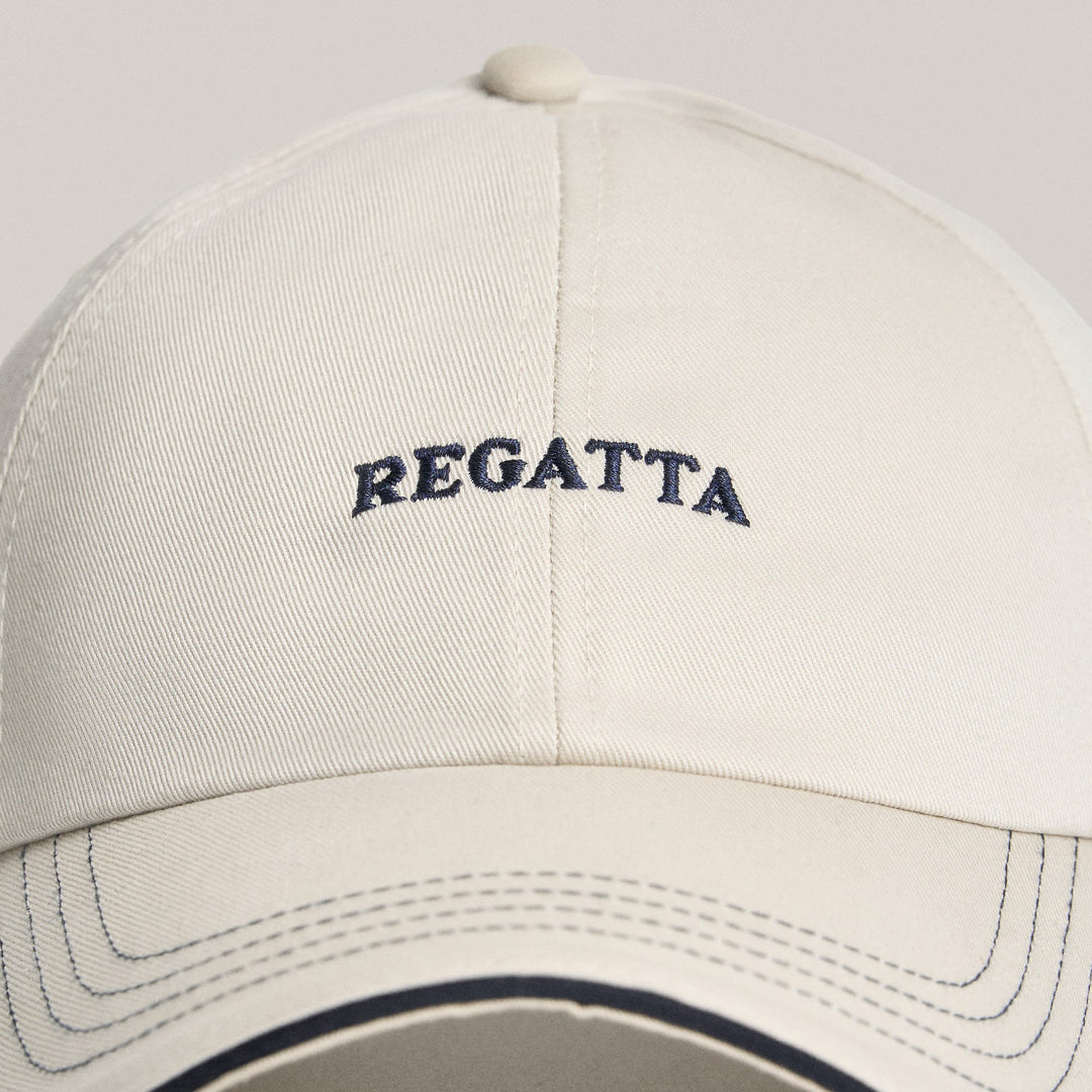 Biker Cap With Contrast Stitching