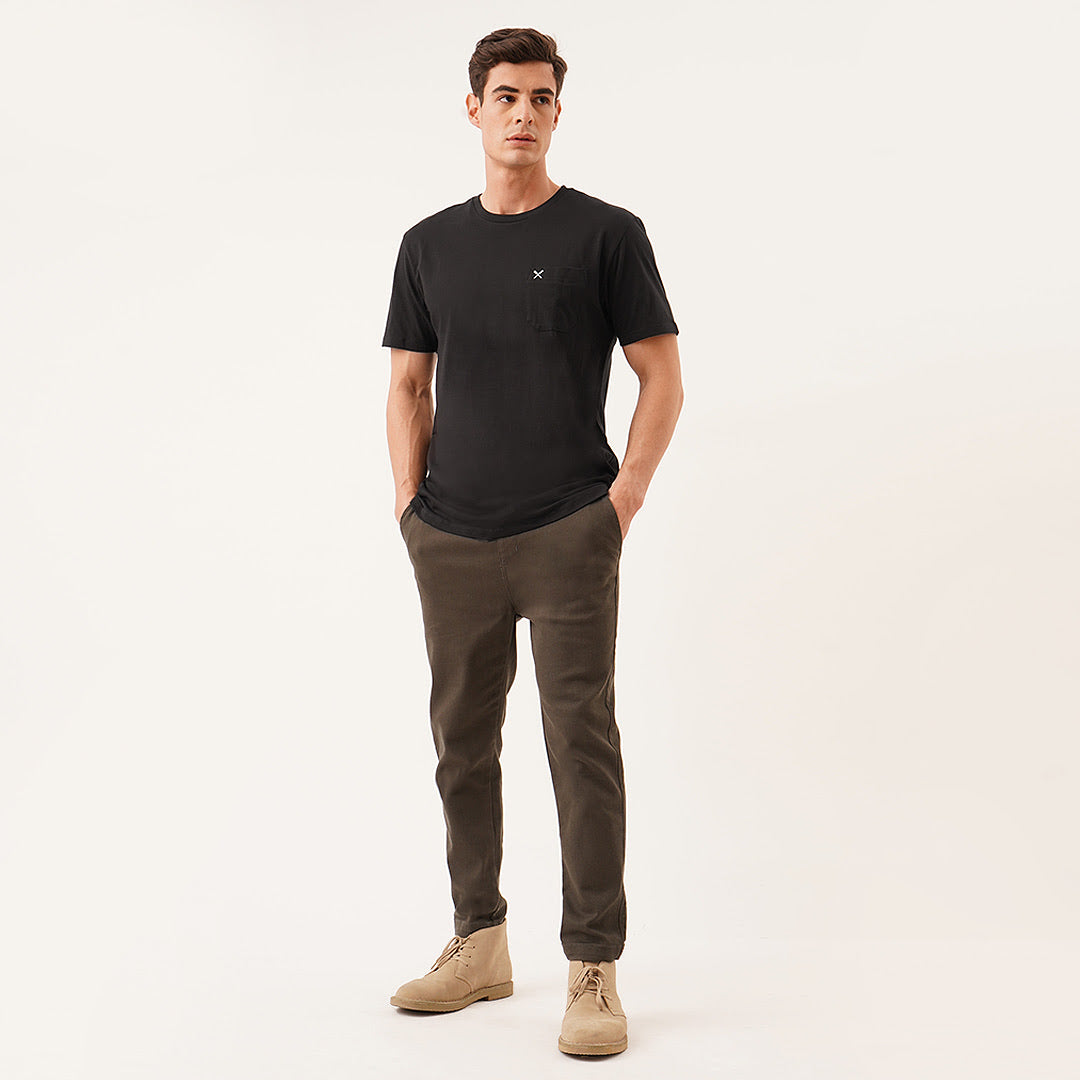 Relaxed Fit Tee With Pocket